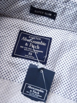 ABERCROMBIE&FITCH NOWA KOSZULA LOGO XS