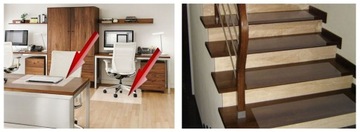 Настенный кронштейн 40х200см, самоклеющийся Premium 0,25мм защитный