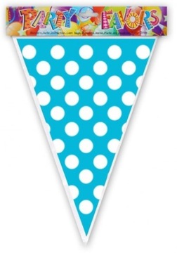 CHORĄGIEWKI W KROPKI URODZINY CHŁOPCZYK BANER 2M
