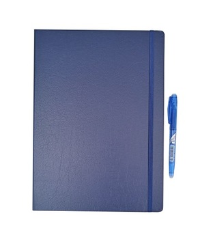 Elegancki notes GRANATOWY planer A4 96# +długopis