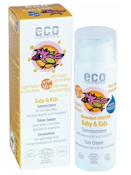 Krem na słońce dziecięcy SPF50+ 50ml Eco cosmetics