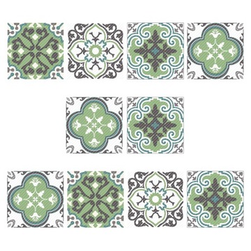 PŁYTKI PANELE WINYLOWE SAMOPRZYLEPNE PCV MOZAIKA WZÓR 20X20CM.