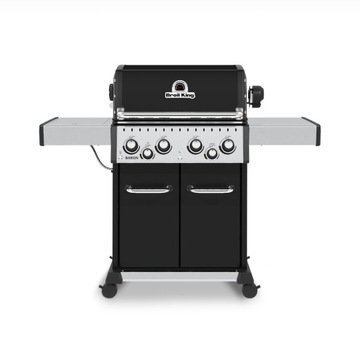 Grill gazowy Broil King Baron 490 4pal kuchenka rożen podświetlenie led