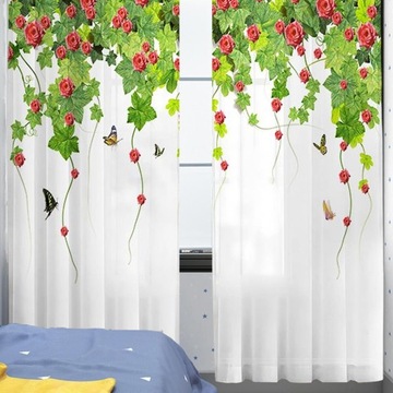 2 szt. Pręt kieszonkowy zasłona okienna 132 cm x 213 cm