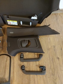 СТОЙКИ ПОТОЛКА РУЧКИ КОЗЫРЬКА КОРИЧНЕВЫЙ ЦВЕТ PORSCHE PANAMERA 970 97055519728