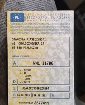Suzuki Swift VI Hatchback 1.2 DualJet 90KM 2020 Suzuki Swift 2020r, SALON POLSKA. Uszkodzony prawy przod. Pali. 1.2 90KM, zdjęcie 22