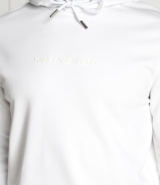 KARL LAGERFELD bluza | Regular Fit biała