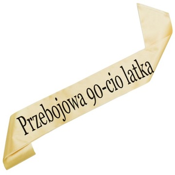 Złota szarfa Przebojowa 90-cio latka