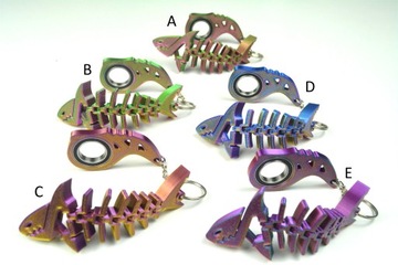 Брелок Акула KEYRAMBIT KEYSPINNER karambit Много цветов!!!