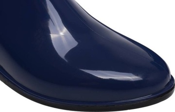 ЖЕНСКИЕ БОТИНКИ, УЗОР, темно-синие, 40