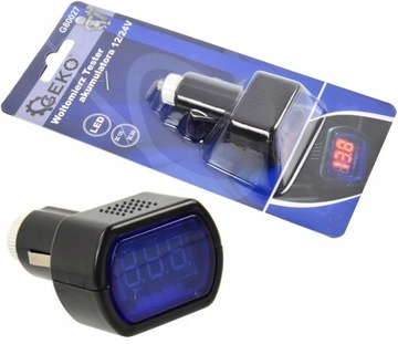 Вольтметр и тестер напряжения аккумулятора 12 В или 24 В.