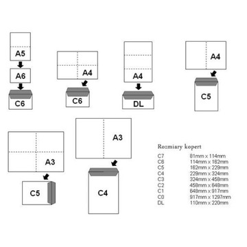 КОНВЕРТЫ С4, формат А4, белые, 250 шт.