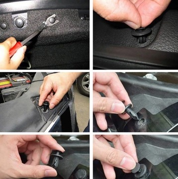 КОМПЛЕКТ АВТОМОБИЛЬНЫХ ЗАЖИМОВ ДЛЯ ОБИВКИ 625 + СЪЕМНИК