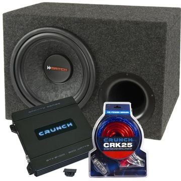 MATCH MW12W-D Subwoofer 30cm 2x2 Ohm SKRZYNIA SK12