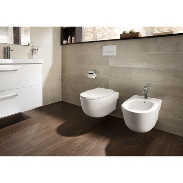 ПОДВЕСНОЙ УНИТАЗ С SLIM ROCA МЕДЛЕННО ЗАКРЫВАЮЩИМСЯ СИДЕНЬЕМ