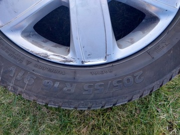 ALU RÁFKY PNEUMATIKY 16 PALCŮ 205/55R16 CITROEN C4 LETNÍ 4SZTUKI