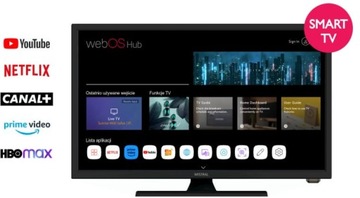 Телевизор 24 дюйма MISTRAL SMART TV webOS CARS TUNER DVB-T2 SAT 12/24V BY4