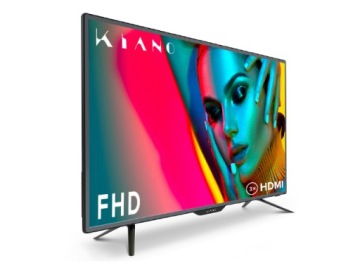 Телевизор Kiano Slim 40 дюймов Smart, Full HD, D-LED, Android 11, DVB-T2