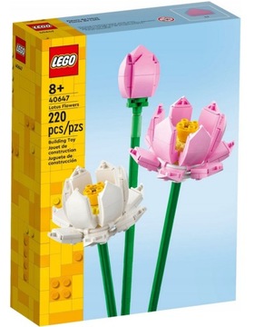 LEGO Creator Kwiaty lotosu 40647 ZESTAW KLOCKÓW NA PREZENT KWIAT