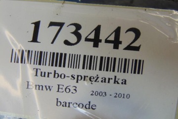 BMW E63 3.5D TURBÍNA 7796355