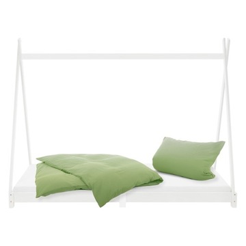 Кровать Типи с реечным каркасом 90х200 см White Wood