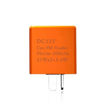 СВЕТОДИОДНЫЙ ПРЕРЫВАТЕЛЬ СИГНАЛА ПОВОРОТА ДЛЯ МОТОЦИКЛА РЕГУЛИРУЕМЫЙ ТАЙМЕР 2PIN 12V MOTO