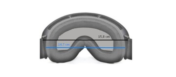 ARCTICA G-119A Gogle narciarskie na MOCNE SŁOŃCE s. 3 revo NIEBIESKIE