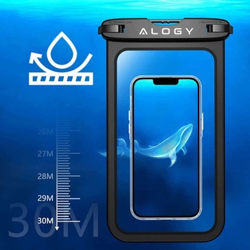 Водонепроницаемый чехол Alogy для телефона IPX8.