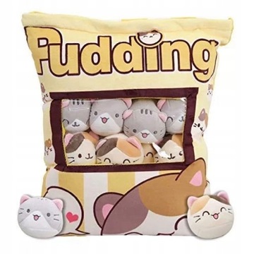 PODUSZKA PUDDING Z MASKOTKAMI DO RZUCANIA WZORY