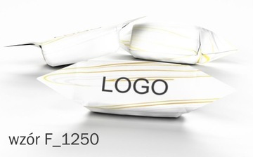 Фирменная помадка с логотипом Alestudio4All 1 кг, золотистые оттенки