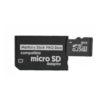 Adapter MicroSD Micro SD na MS Pro Duo ProDuo PSP