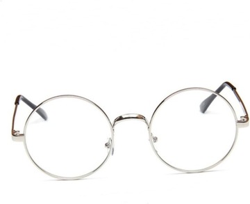 2 Очки Мужские Очки Льняные Стеклянные Женские Простые Стеклянные Ретро Круглые S