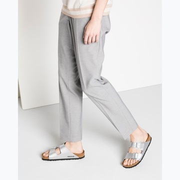 Klapki damskie BIRKENSTOCK Arizona BF Narrow silver 39 EU