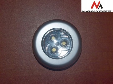 MCE01 LAMPKA 3 DIODY LED SAMOPRZYLEPNA NA BATERIE