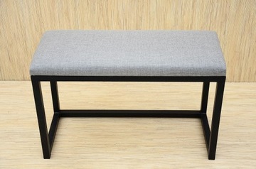 СКАМЬЯ МЕТАЛЛИЧЕСКАЯ С МЯГКОЙ ОБИВКОЙ 70 см