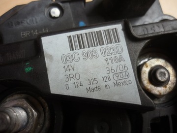ALTERNÁTOR 110A 03C903023D 1.4 FSI TSI 1.6 OVĚŘENÝ