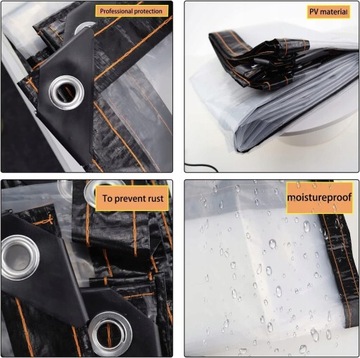 ВОДОНЕПРОНИЦАЕМЫЙ ПРОЗРАЧНЫЙ брезент для теплиц 2М/3М/4М