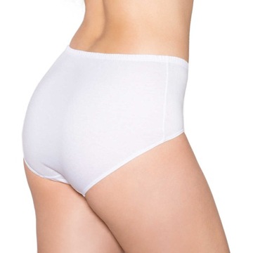 Figi Manuela białe plus 4XL