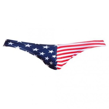Męskie stringi Jockstrap kalesony czerwone XL