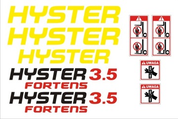 NAKLEJKI NAKLEJKA WÓZEK WIDŁOWY HYSTER FORTENS 3.5