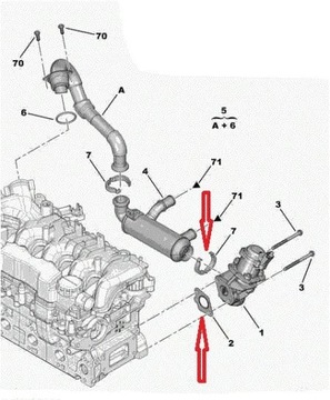 ПРОКЛАДКА + КОМПЛЕКТ ЗАЖИМОВ. AGR018 МЕТЦГЕР
