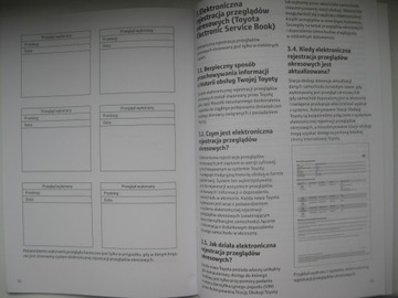 Сервисная книжка TOYOTA 07/2022 новая Польша оригинал