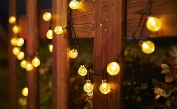 GIRLANDA LAMPKI OGRODOWE SOLARNE 300LED 32M