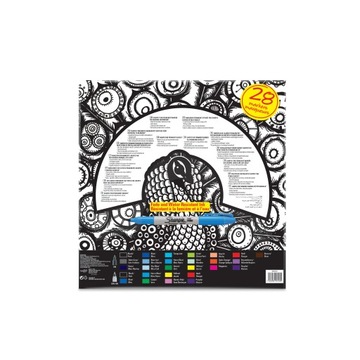 Маркеры Sharpie CREATIVE перманентные мелкие 28 цветов ПАВЛИН В ПОДАРОК