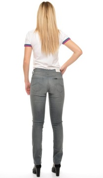 LEE spodnie damskie grey JEANS skinny JADE W26 L33