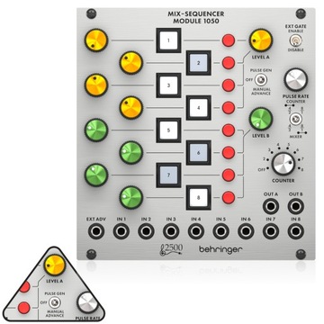 1050 MIX-SEQUENCER MODULE Moduł Miksera Sekwencyjnego Behringer
