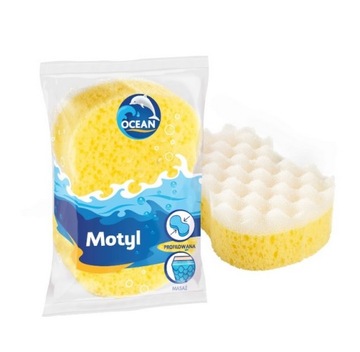 GĄBKA KĄPIELOWA MOTYL OCEAN DO KĄPIELI I MASAŻU