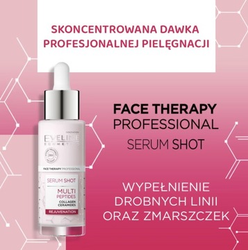 EVELINE SERUM SHOT MULTIPEPTYDY ODMŁODZENIE COLLAGEN