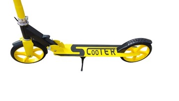 СКУТЕР БОЛЬШИЕ КОЛЕСА 20см для ВЗРОСЛОГО РЕБЕНКА, СКЛАДНОЙ, РУЧНОЙ ТОРМОЗ
