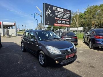 Dacia Sandero I Hatchback 5d 1.6 MPI 87KM 2008 Dacia Sandero 1.6 Benzyna 87 KM, Klimatyzacja,